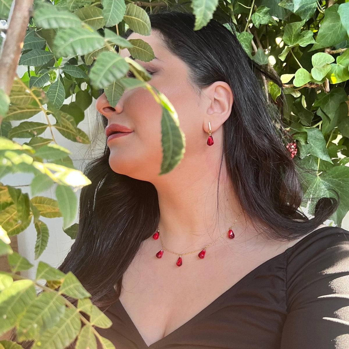 POMEGRANATE NECKLACE - TaifJewelry