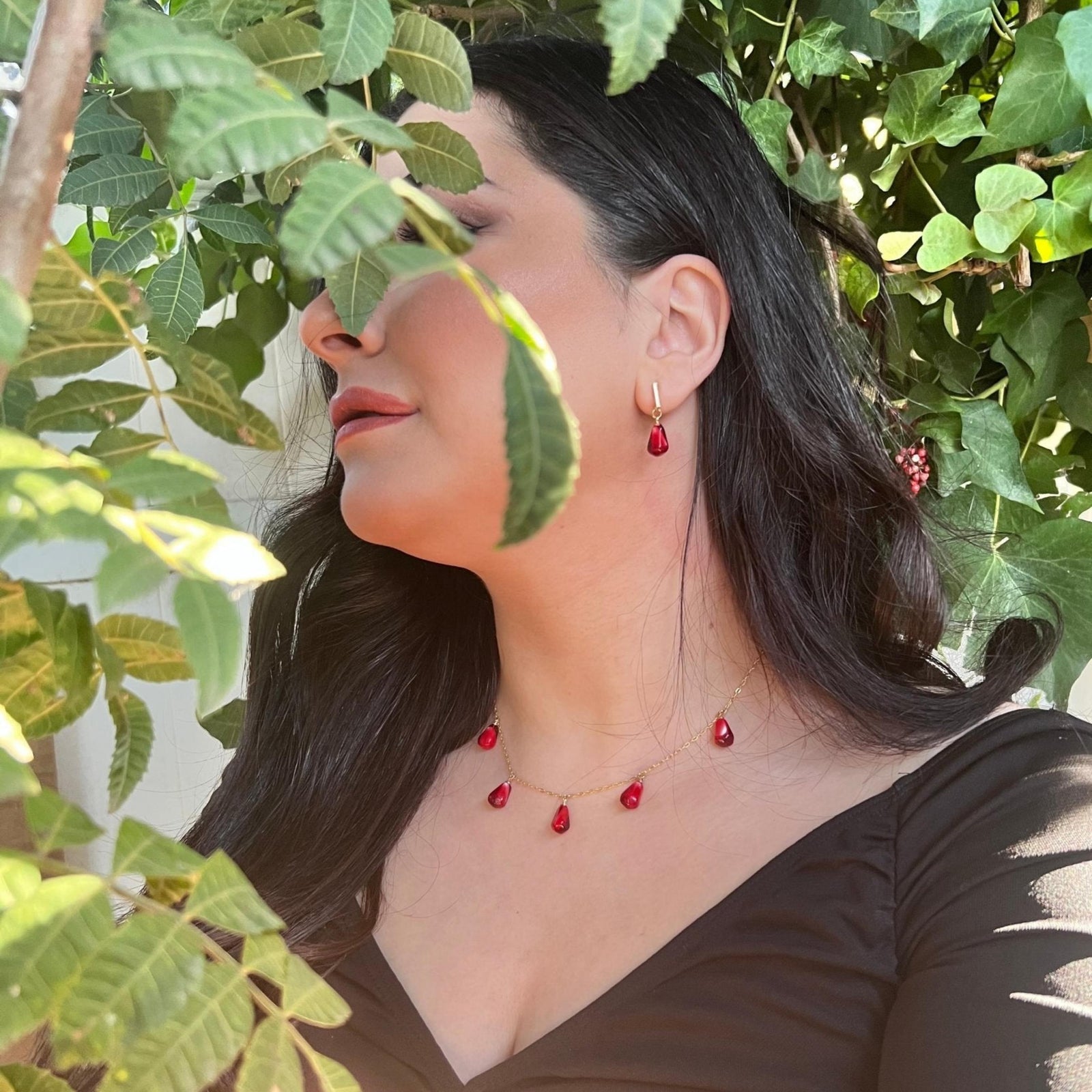 POMEGRANATE NECKLACE - TaifJewelry