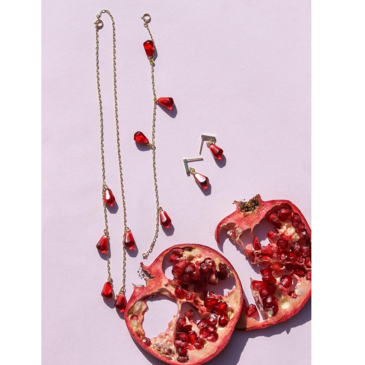 Gold Filled Pomegranate Hook Earrings – JewelryByTm